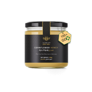 DW Power Cornflower Honey – Light Golden Raw Honey from Germany, 250g Jar