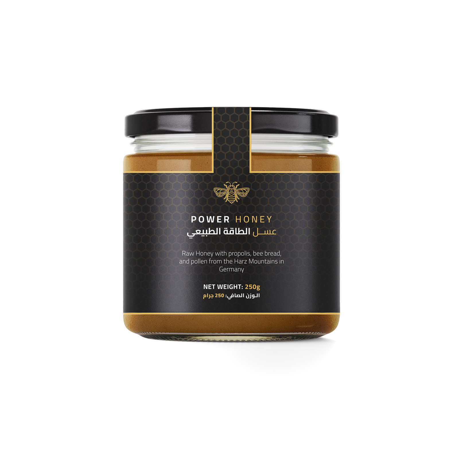 DW Power Honey – Premium Blend of Raw Honey, Pollen, Bee Bread, and Propolis from Germany