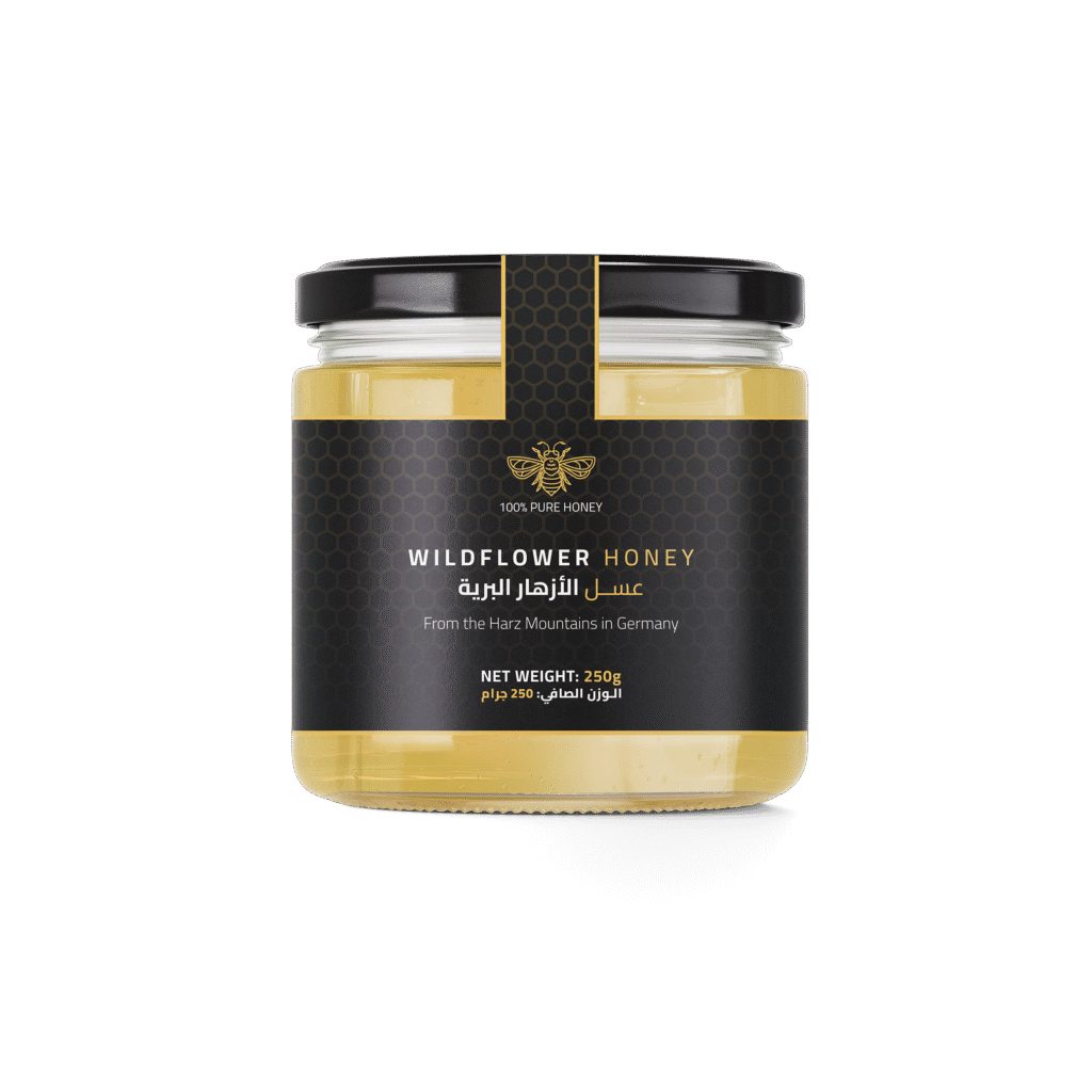 Wildflower Honey 250g jar – Premium German honey from the Harz Mountains by DW Power