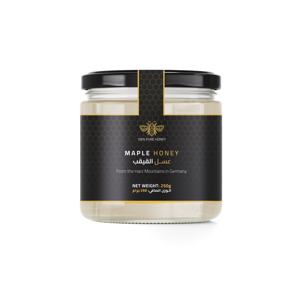 Maple Honey 250g by DW Power – premium natural honey from Harz Mountains, Germany