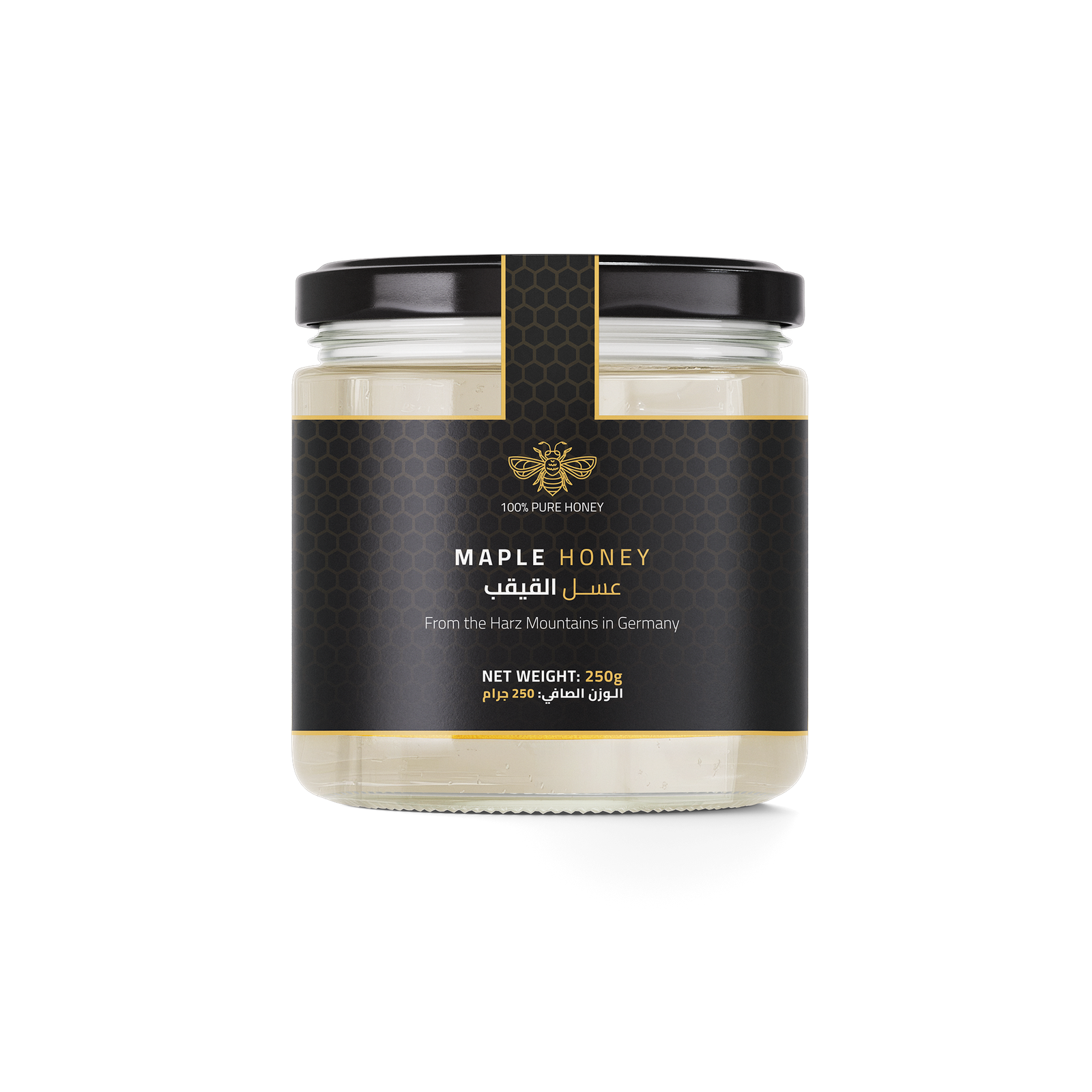 Maple Honey 250g by DW Power – premium natural honey from Harz Mountains, Germany