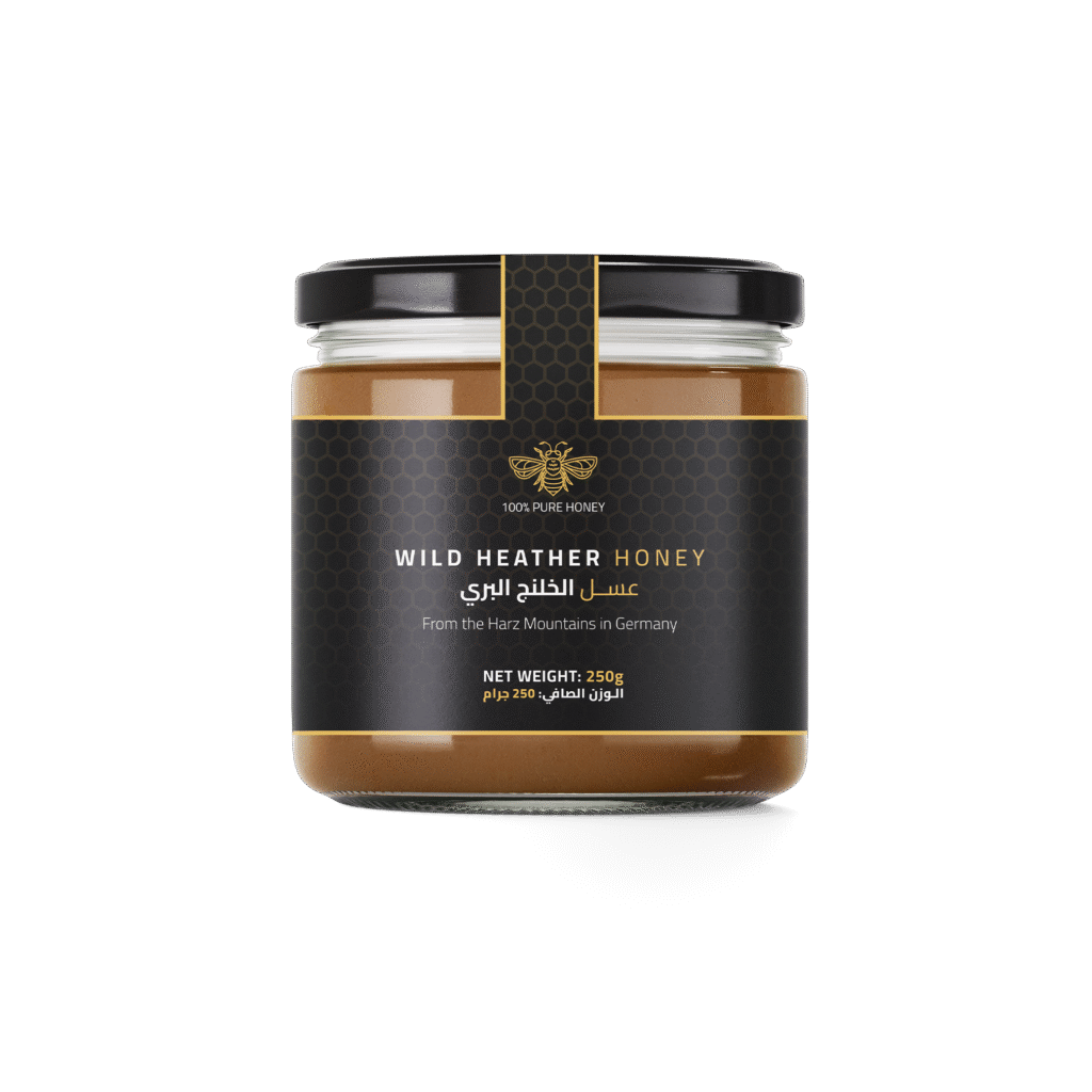 Wild Heather Honey 250g by DW Power – premium natural honey from Harz Mountains, Germany