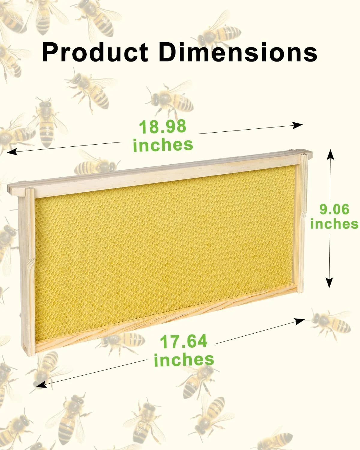 Deep Hive Frames with Wax Foundation - Image 2