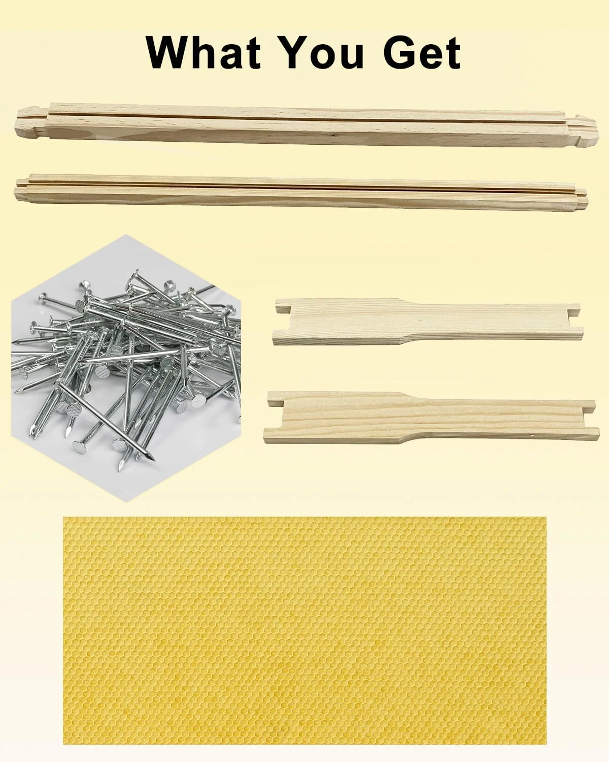 Deep Hive Frames with Wax Foundation - Image 4