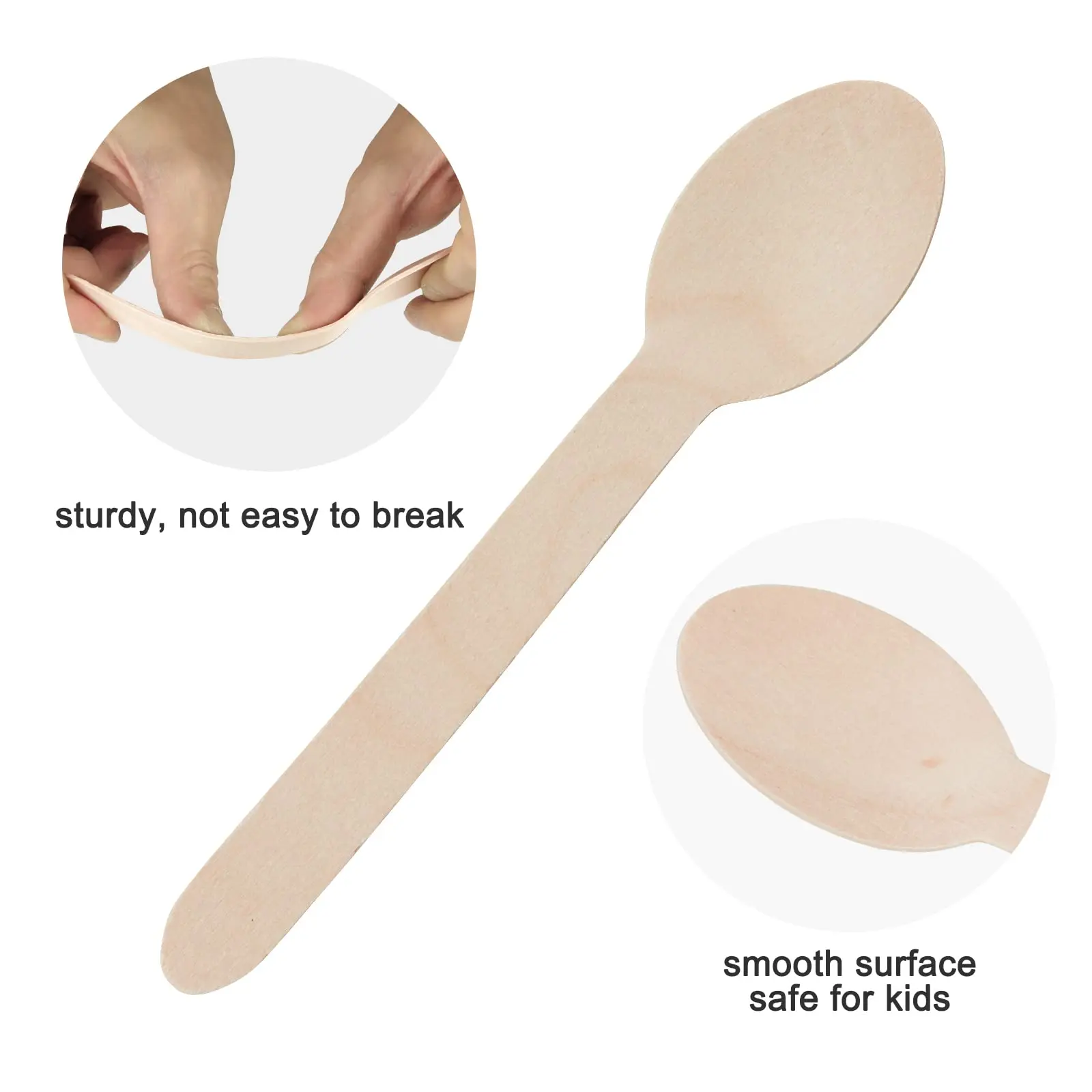 Wooden Honey Tasting Spoons (50/100 pcs) - Image 2