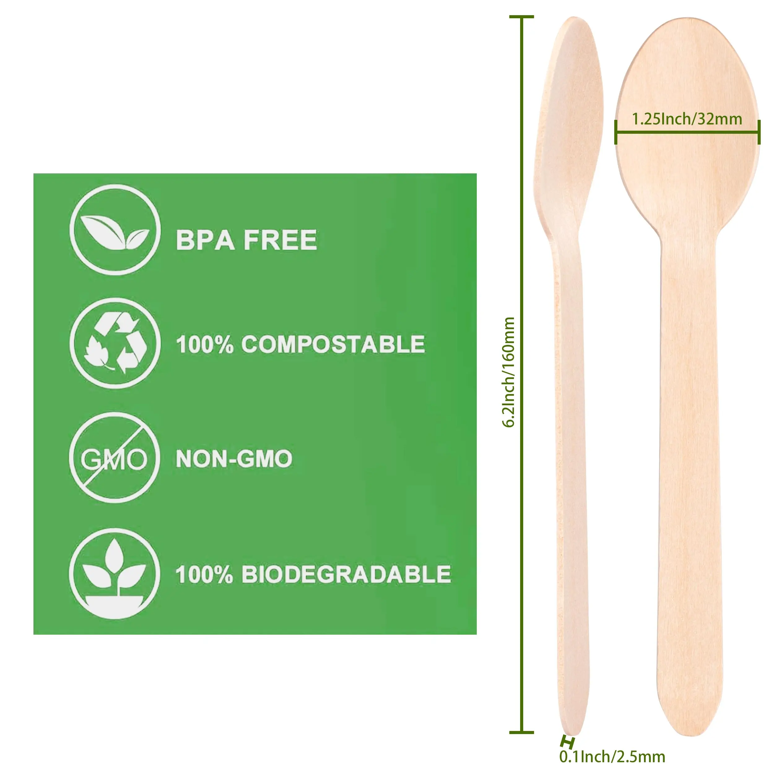 Wooden Honey Tasting Spoons (50/100 pcs) - Image 3