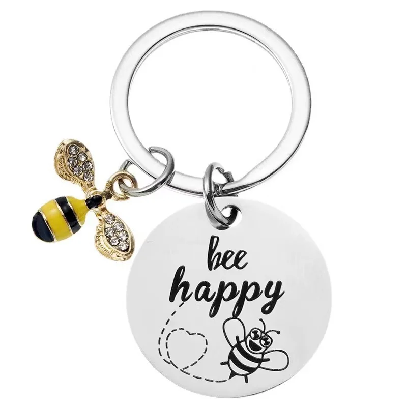 Personalized Honey Bee Keychain - Image 7