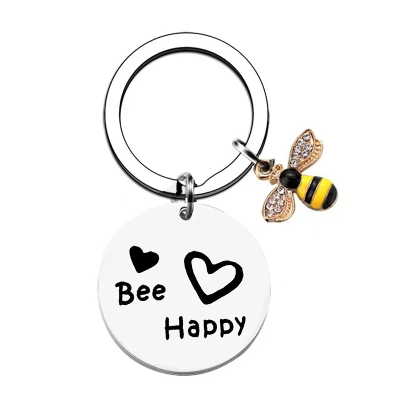 Personalized Honey Bee Keychain - Image 5