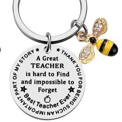 Personalized Honey Bee Keychain - Image 3
